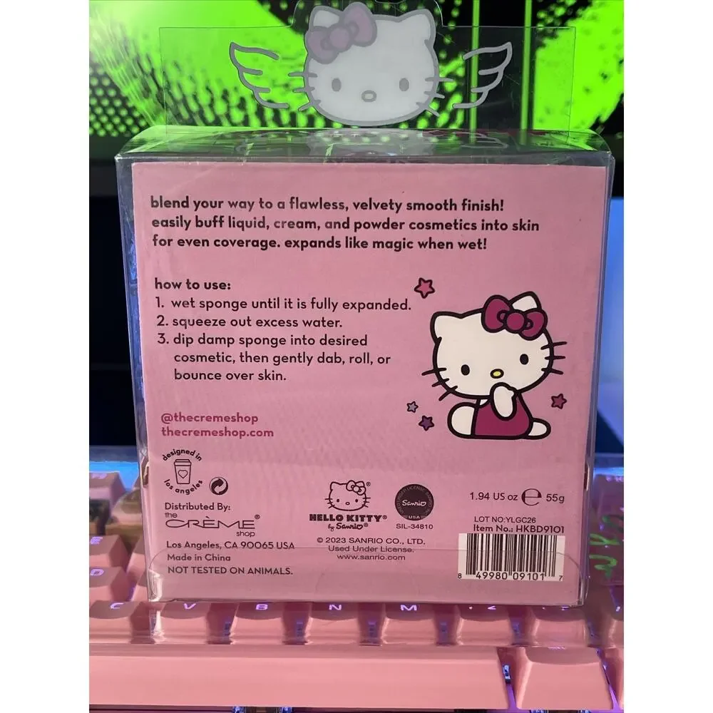 The Creme Shop x Sanrio Hello Kitty Premium Plush Blender Duo Pink Bow LE